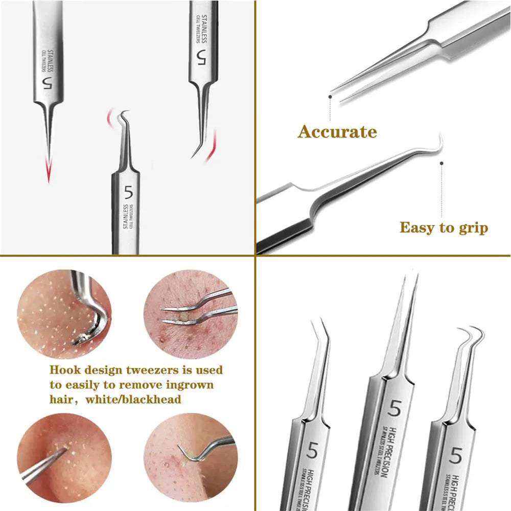 Pimple Scraping Acne Tweezers