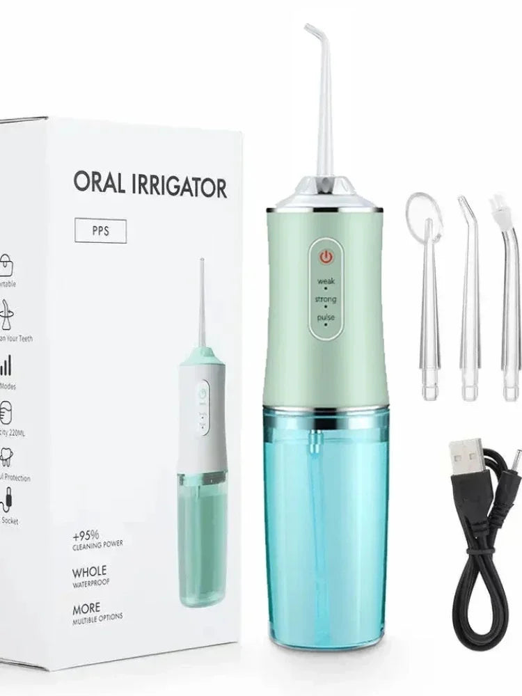 Portable Dental Irrigator Water Flosser