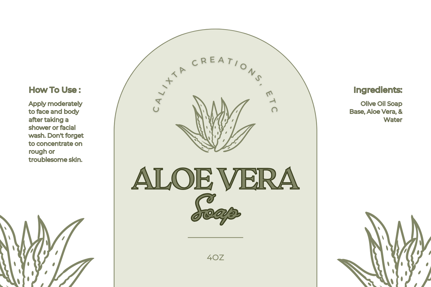 Aloe Vera Bar Soap