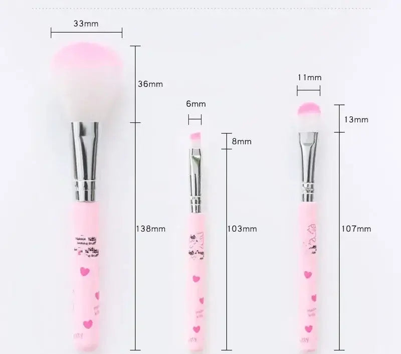 Hello Kitty Anime Beauty Brushes