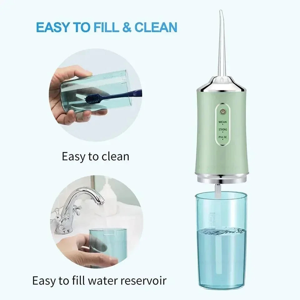 Portable Dental Irrigator Water Flosser