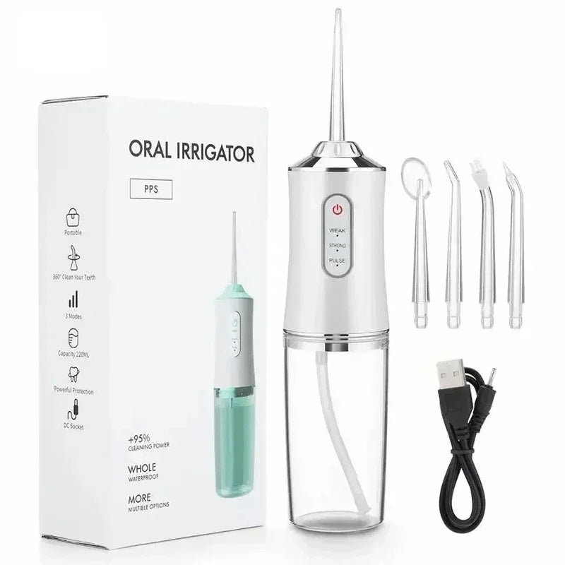 Portable Dental Irrigator Water Flosser