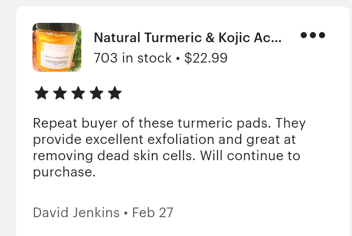 Turmeric & Kojic Acid Cleansing Pads